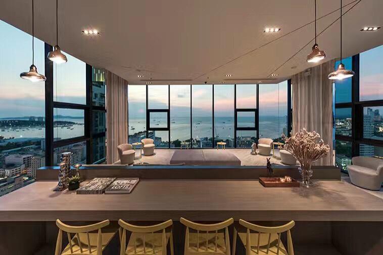 Appartement The Base Highfl Seaview à Pattaya Extérieur photo